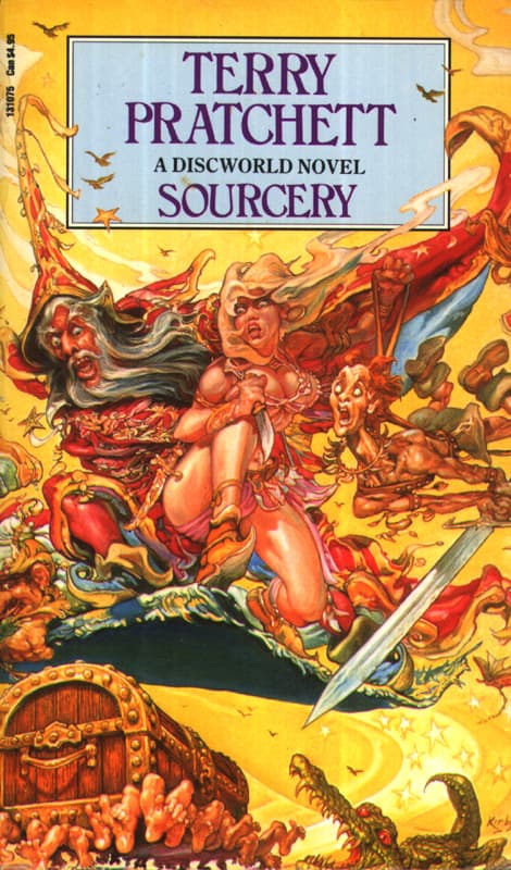 Sourcery by Terry Pratchett - Book 5 in the Discworld series