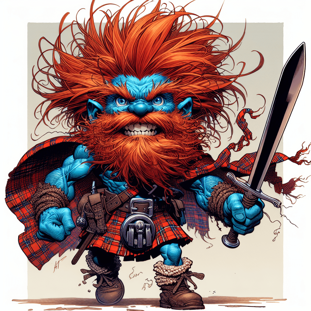 Daft Wullie - Discworld character by Terry Pratchett