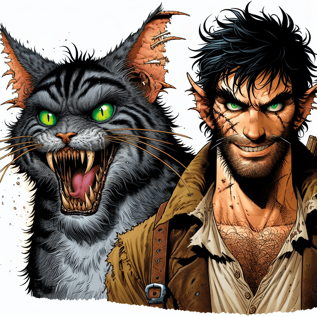 Greebo - Discworld character by Terry Pratchett