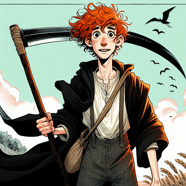 Mort character illustration