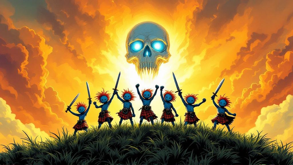 "They Can Tak' Oour Lives but They Cannae Tak' Oour Troousers!": The Inverted Afterlife That Makes the Feegles Fearless