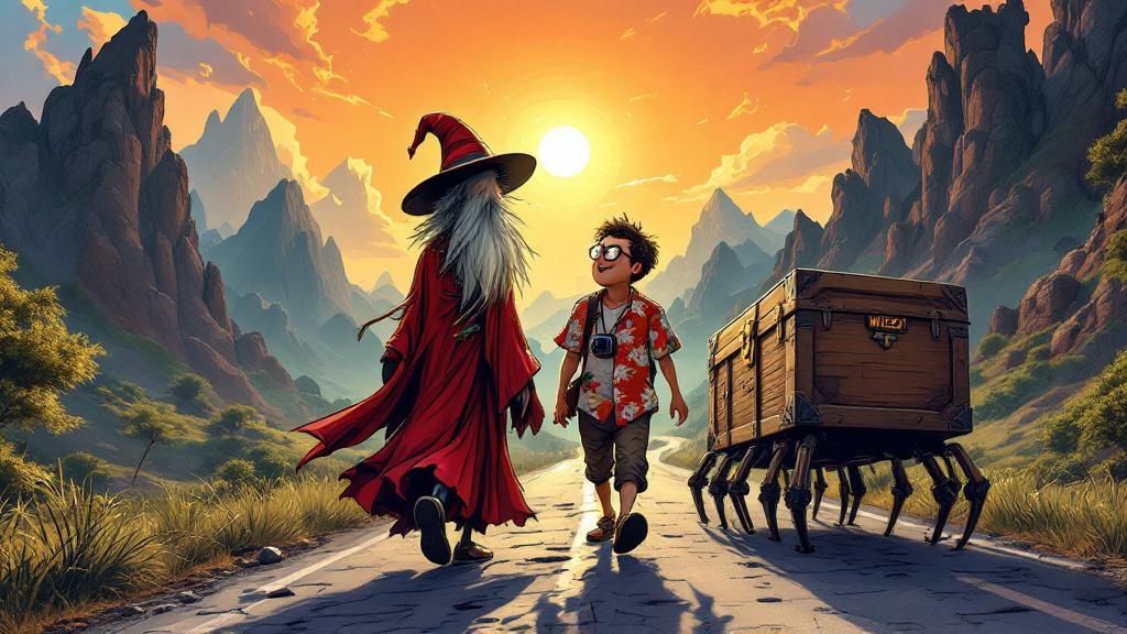 Rincewind and Twoflower: The Discworld's Most Unlikely Friendship