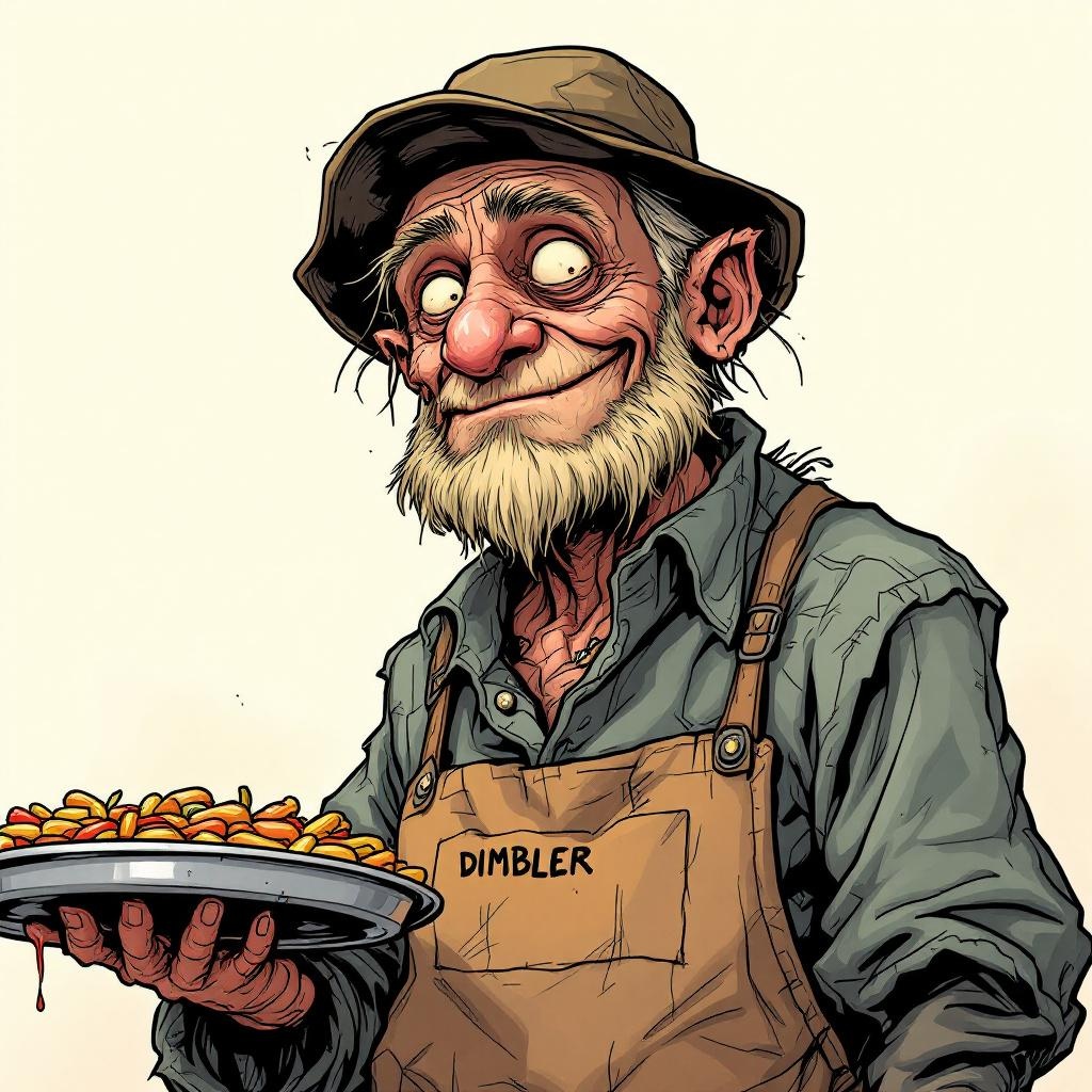 CMOT Dibbler character illustration