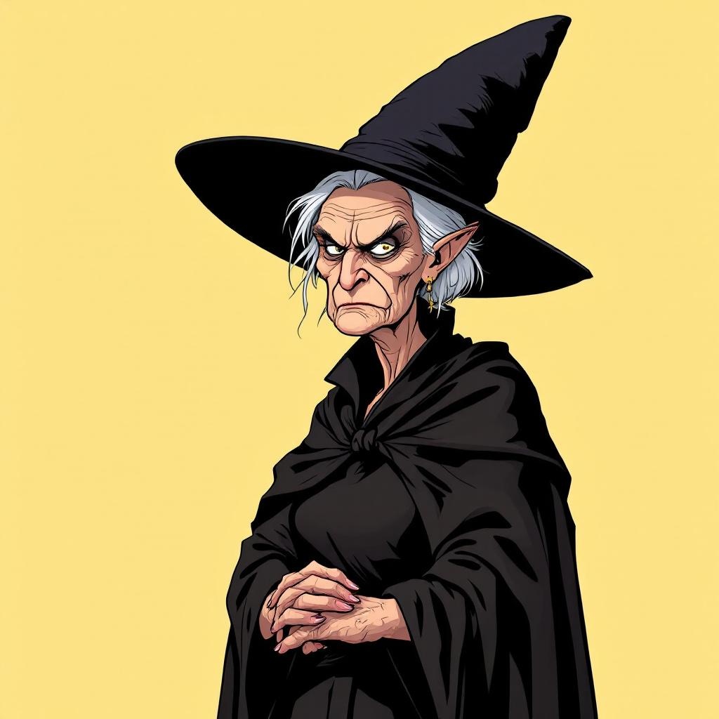 Granny Weatherwax character illustration