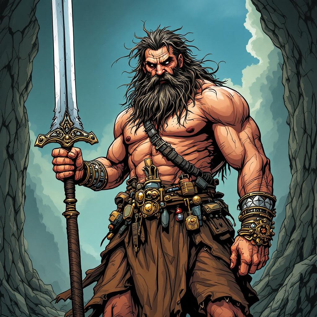 Hrun The Barbarian - Discworld character by Terry Pratchett