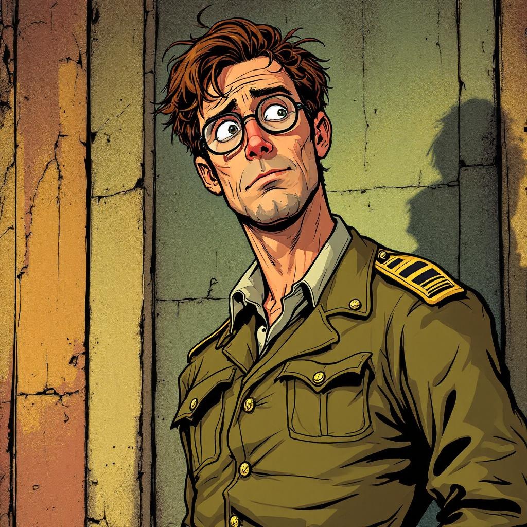 Lieutenant Blouse - Discworld character by Terry Pratchett