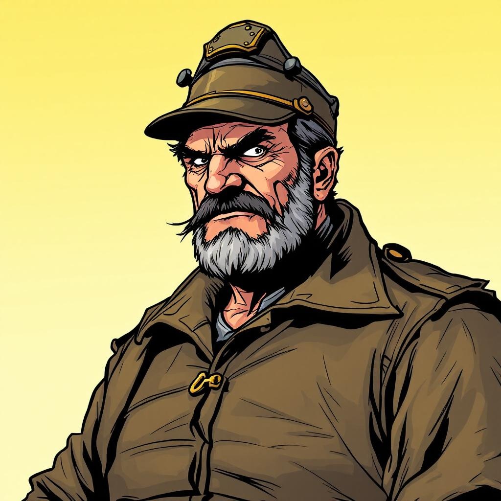 Sam Vimes character illustration