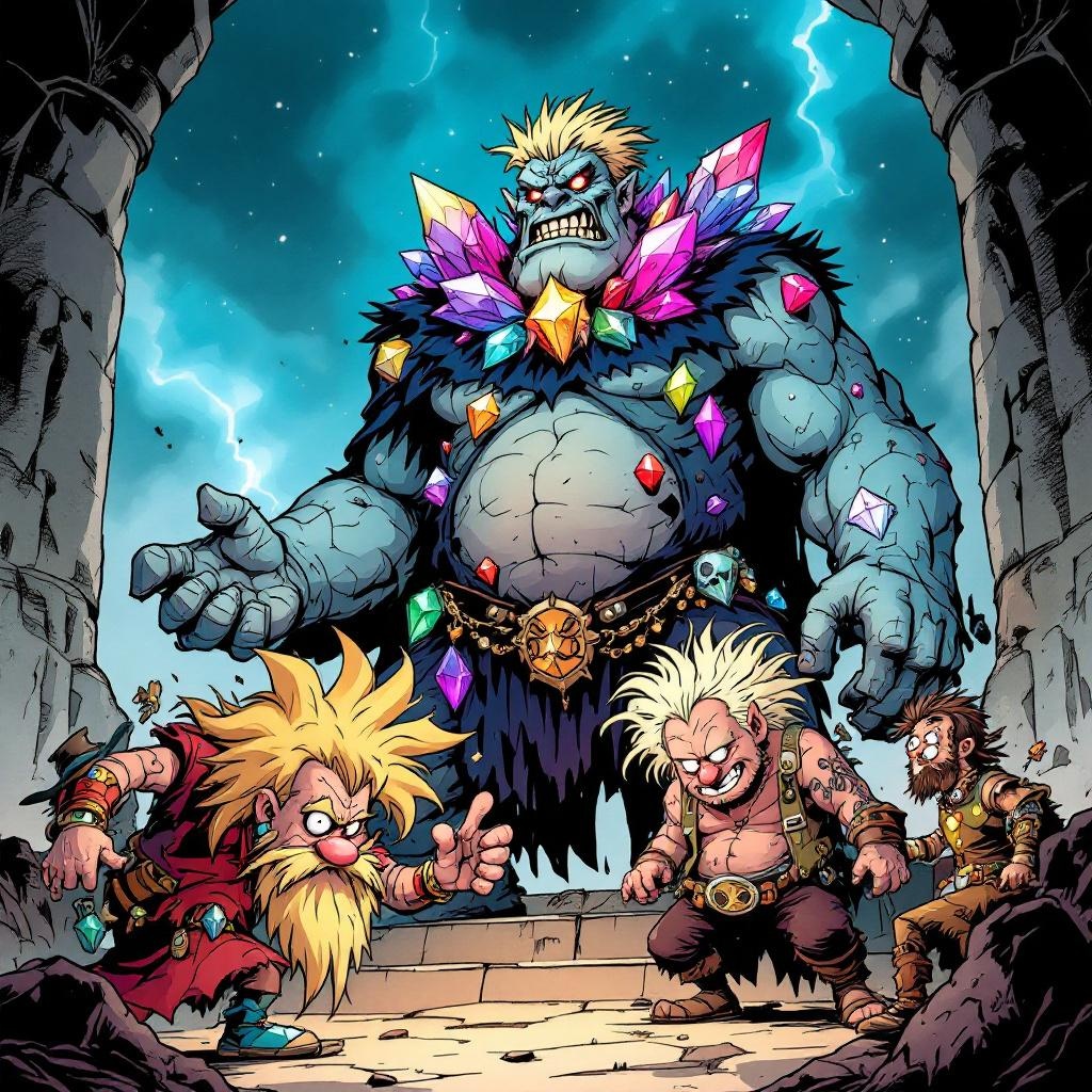 The Band With Rocks In - Discworld character by Terry Pratchett